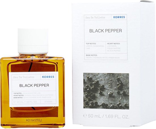 Korres Black Pepper - 50 ml - voor mannen