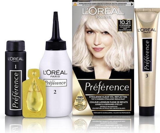 L'Oréal Paris Préférence Haarfärbemittel – 10.21 Extra Light – Farbverlängerer – Verpackung beschädigt