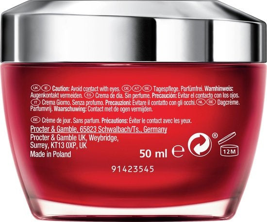 Olay Regenerist Ultra Rich Reichhaltige, nicht fettende Tagescreme für das Gesicht, parfümfrei, 50 ml – Verpackung beschädigt