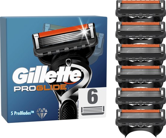 Gillette ProGlide Scheermesjes Voor Mannen - 6 stuks- Verpakking beschadigd