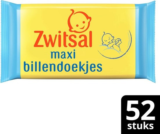 Zwitsal Maxi Baby Wipes - 52 pieces