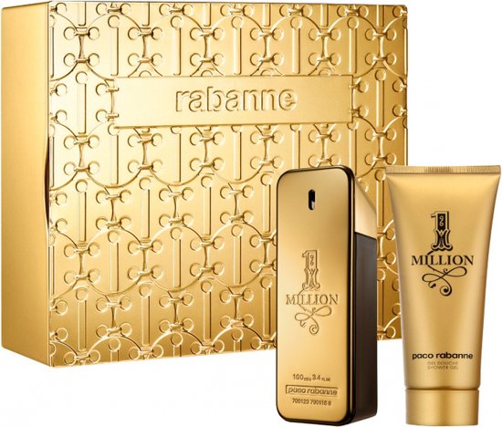 PACO RABANNE 1 MILLION GESCHENKSET  - Verpakking beschadigd / deksel mist
