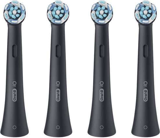 Oral-B iO Series Ultimate Clean Zwart - Originele opzetborstels - CrissCross borstelharen - 4 Stuks - Verpakking beschadigd