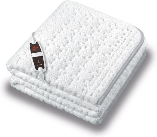 Inventum HN1300V electric underblanket 150x80 cm - Fleece - White - Packaging damaged