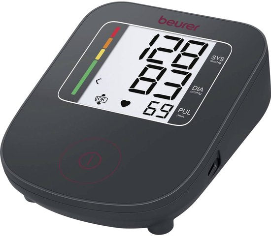Beurer BM 23 Limited Edition 25 Bloeddrukmeter Bovenarm  – Manchet 22-42 cm  – Onregelmatige Hartslagdetectie – Zwart-Bordeaux