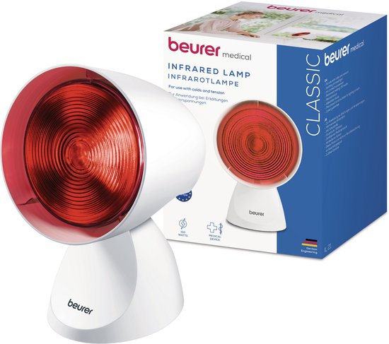 Beurer IL 21 Infrarotlampe - Gepresstes Hartglas - Einstellbar - Verpackung beschädigt
