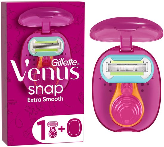 Gillette Venus Snap Smooth Extra - Voor Een Supergladde Scheerbeurt - 1 Mini-handvat - 1 Navulmesje - Verpakking beschadigd