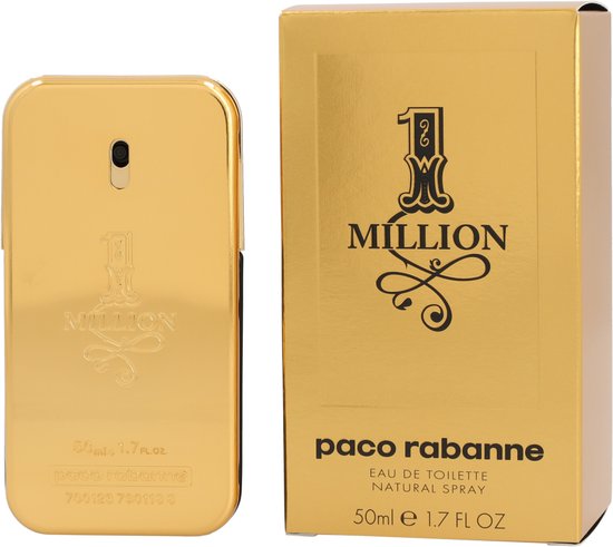 Paco Rabanne 1 Million 50 ml - Eau De Toilette - Herenparfum