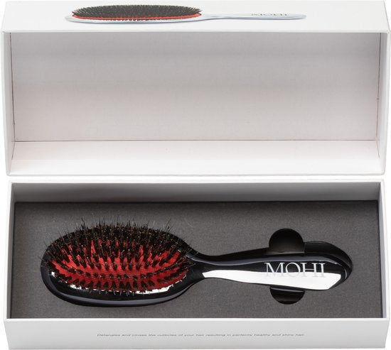 MOHI Black Gold Brush Size Three - Luxury Hairbrush - Packaging damaged