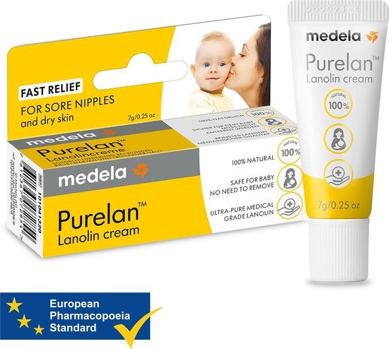 Medela - Purelan‚ Lanolin Ointment NEW - Tube 7gr - Packaging damaged