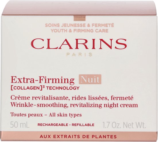 Clarins Extra-Firming Night Cream All Skin 50 ml - Damaged Packaging - no box