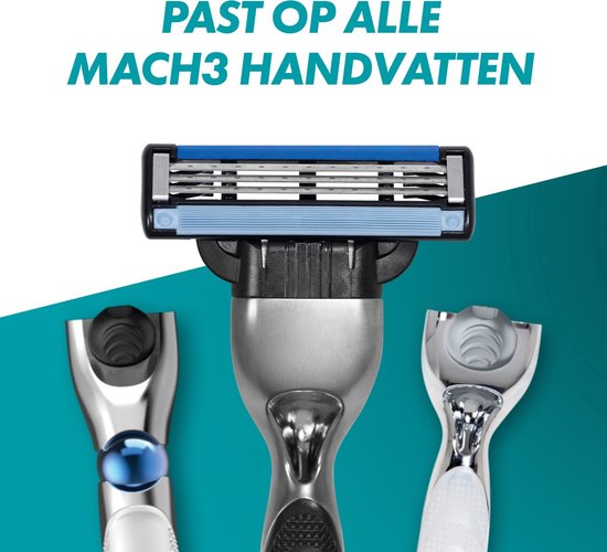 Gillette Mach 3 - Scheermesjes - 25 stuks - Verpakking beschadigd