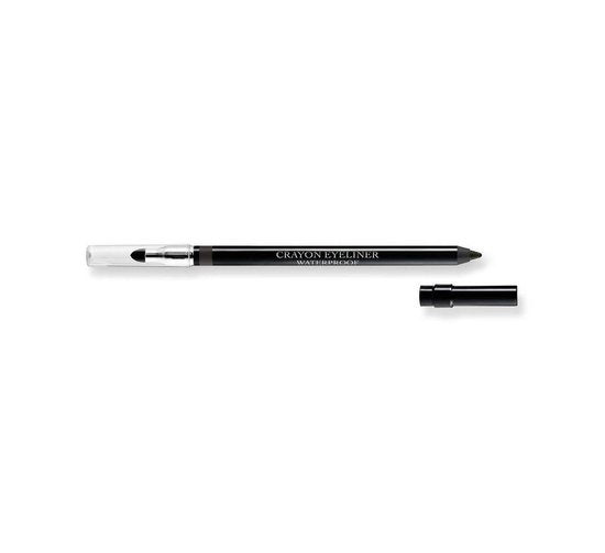 DIOR Crayon Eyeliner Wasserfester Augenstift 094 Noir Trinidad – Schwarz, inkl. Dior Bleistiftspitzer