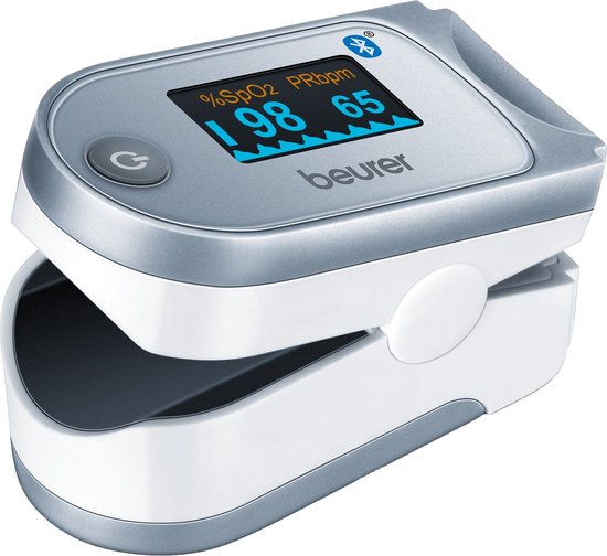 Beurer PO 60 Bluetooth® Saturatiemeter – Pulse-Oximeter voor Vinger - Beschadigde verpakking