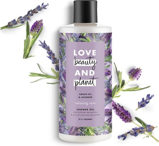 Love Beauty and Planet Duschgel Arganöl &amp; Lavendel – 500 ml