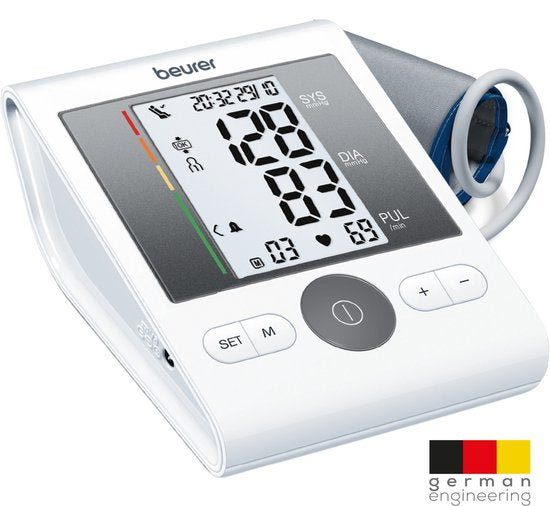 Beurer BM 28 Blutdruckmessgerät Oberarm - Ruheindikator - Manschettenpositionskontrolle - Manschette 22 bis 42 cm - Verpackung beschädigt