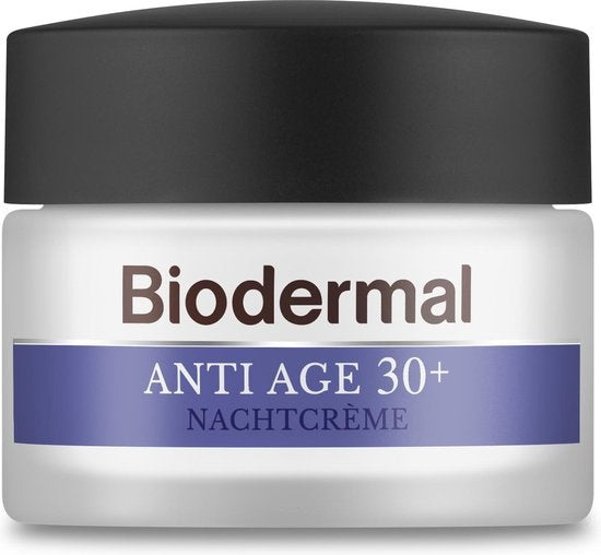 Biodermal Anti Age 30+ Nachtcrème tegen huidveroudering 50ml - Verpakking ontbreekt