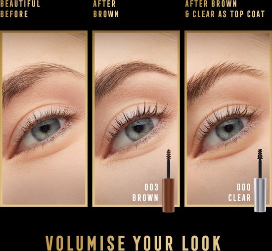 Max Factor 2000 Calorie Brow Sculpt Gel - 002 - Soft Brown, 4,5 ml