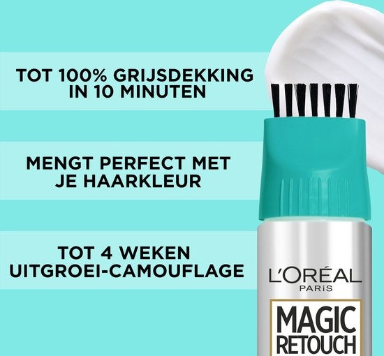 L'Oréal Paris Magic Retouch Permanent 4 – Mittelbraun – Permanente Haarfarbe – Verpackung beschädigt