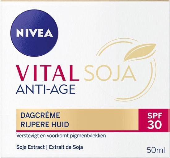 NIVEA VITAL Soy Anti-Age Protective Day Cream SPF30 – 50 ml – Verpackung beschädigt