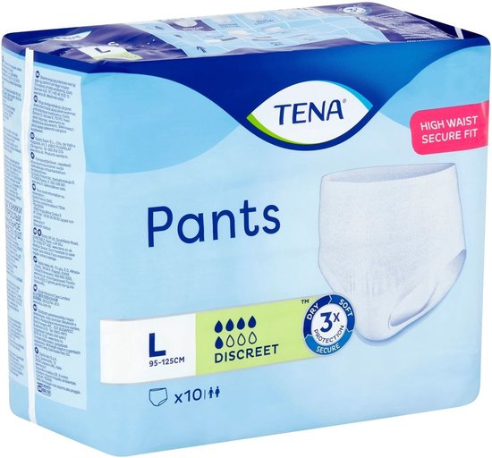 Pants Discreet L Incontinence - 10 pieces - Incontinence pants