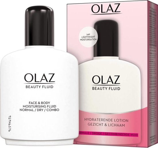 Olay Beauty Fluid Feuchtigkeitslotion für Gesicht und Körper – 200 ml