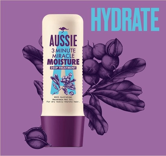 Aussie 3 Minute Miracle Moisture – Intensivpflege, 250 ml