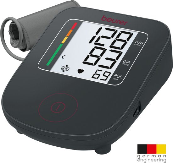 Beurer BM 23 Limited Edition 25 Oberarm-Blutdruckmessgerät – Empfohlen von der Herzstiftung – Medizinisch zertifiziert – Manschette 22-42 cm – Beschädigte Verpackung