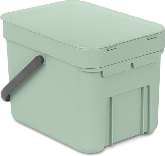 Brabantia Sort & Go Prullenbak - 6 liter - Jade Green