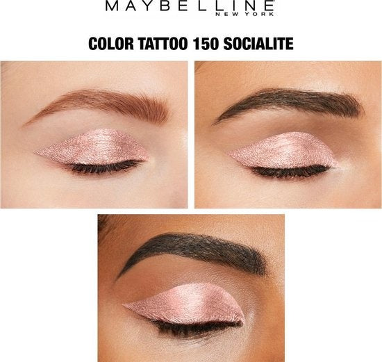 Maybelline Eye Studio Color Tattoo 24H Cream Eyeshadow - 150 Socialite - Pink