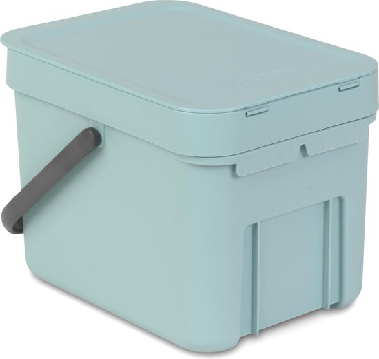 Brabantia Sort & Go Prullenbak - 6 liter - Mint