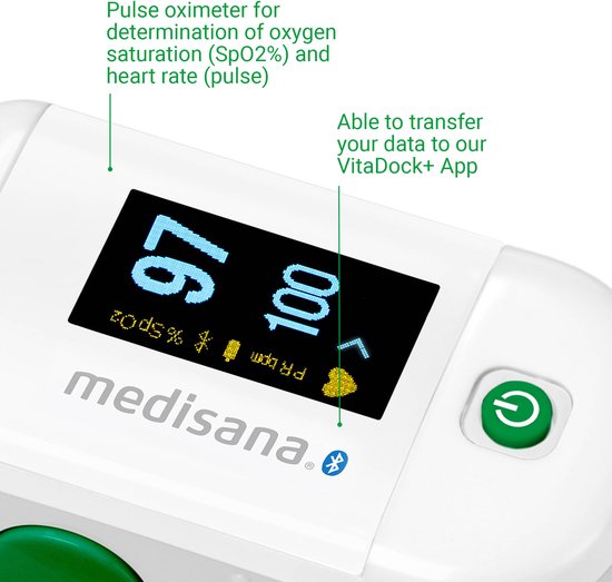 medisana PM 100 Connect Saturation Meter