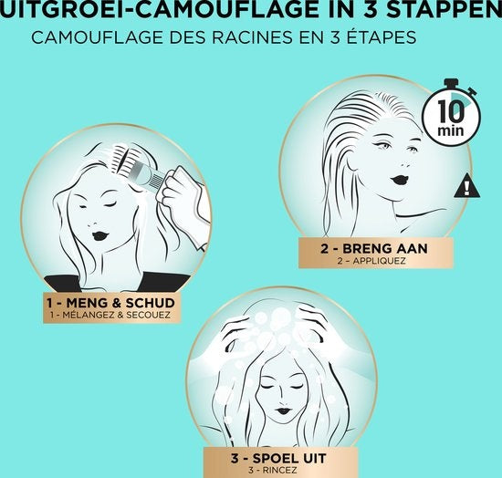 L'Oréal Paris Magic Retouch Permanent 4 – Mittelbraun – Permanente Haarfarbe – Verpackung beschädigt