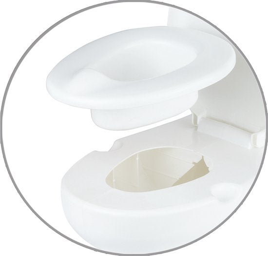 Dolu Educational Children's Toilet with Sound - White - toilet trainer - Packaging damaged