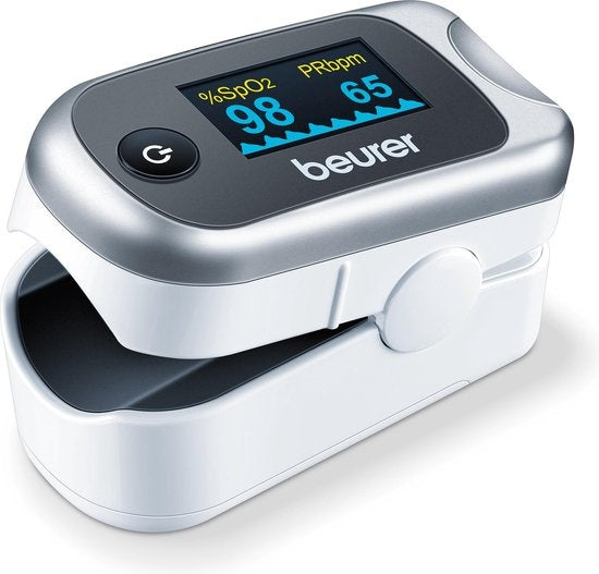 Beurer PO 40 Oximeter – Pulsoximeter – Sauerstoffmessgerät Finger – Beschädigte Verpackung