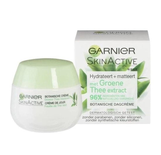 Garnier SkinActive Botanical Day Cream Grüntee-Extrakt – 50 ml – gemischte bis fettige Haut – Verpackung beschädigt