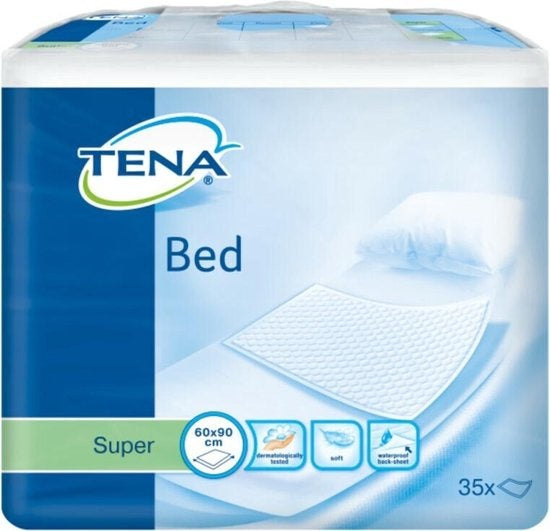 Tena Bed Super Incontinence - 35 Stück - Inkontinenzschutz 60 x 90 - Verpackung beschädigt