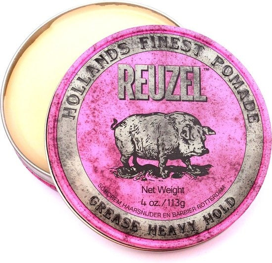 Reuzel Pig Pink Grease Heavy Hold Haarwax - 113g