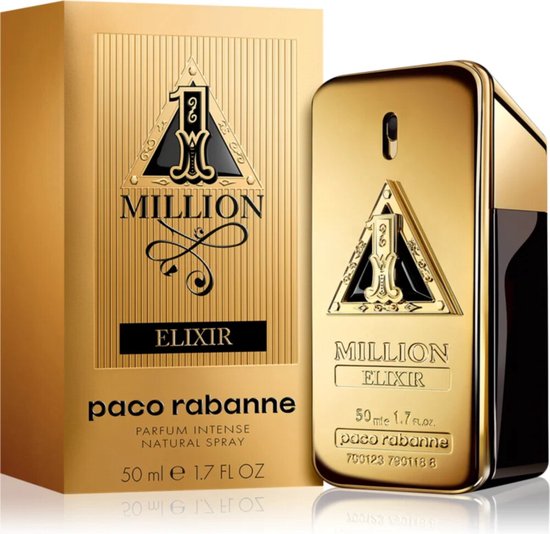 Paco Rabanne 1 Million Elixir 50 ml Perfume Intense - Men's perfume - Packaging damaged