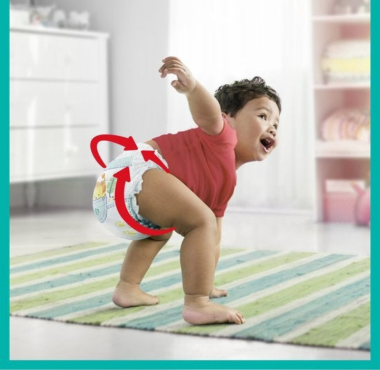 Pampers Baby-Dry Windelhöschen – Größe 8 (19 kg+) – 96 Stück – Monatsbox – Verpackung beschädigt