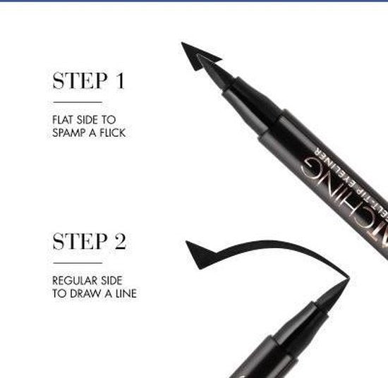 Bourjois Paris Auffälliger Eyeliner mit Filzspitze – 001 Schwarz