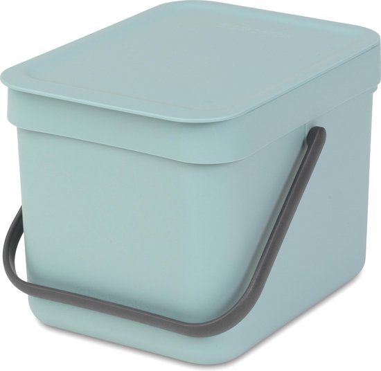 Brabantia Sort & Go Prullenbak - 6 liter - Mint