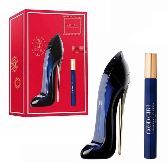 Carolina Herrera Good Girl Giftset - 80 ml eau de parfum spray + 10 ml eau de parfum tasspray - cadeauset voor dames - Beschadigde Verpakking