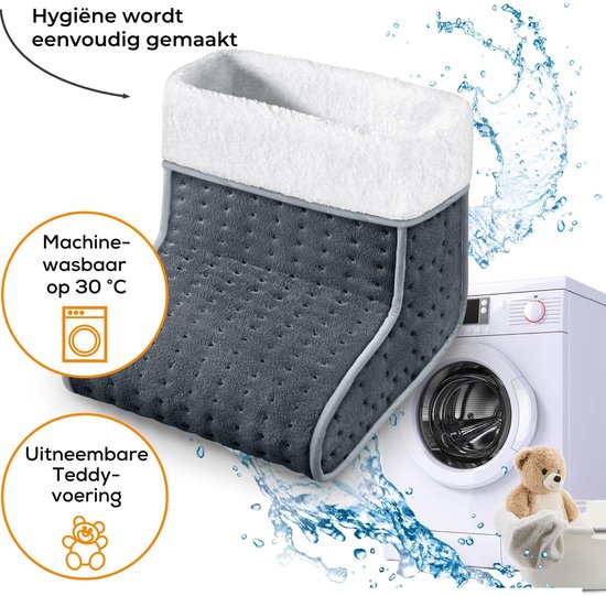 Beurer FW 20 Elektrische Voetenwarmer  - Grijs - Verpakking beschadigd