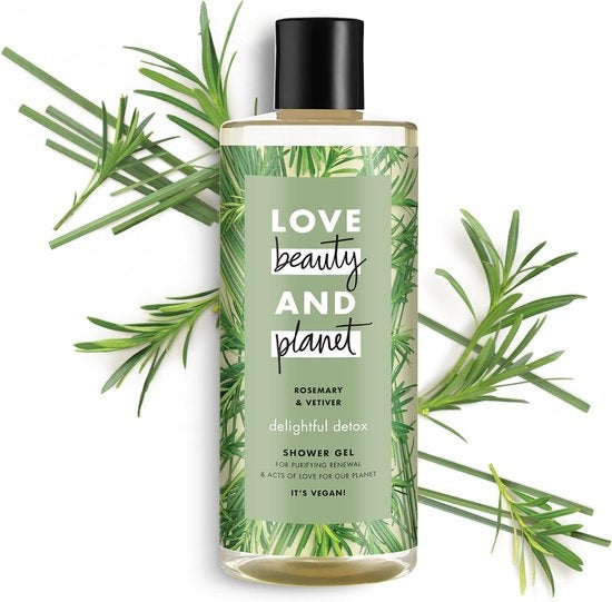 Love Beauty and Planet Duschgel Rosmarin &amp; Vetiver – 500 ml