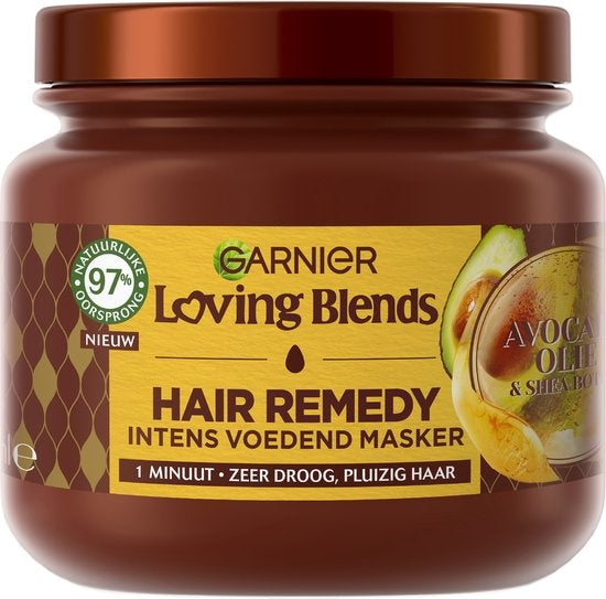 Garnier Loving Blends – Maske – Avocadoöl und Sheabutter – trockenes oder krauses Haar – 340 ml