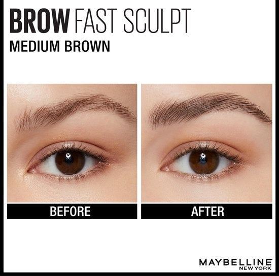 Maybelline Brow Fast Sculpt - 04 Medium Brown - Bruine Wenkbrauwmascara