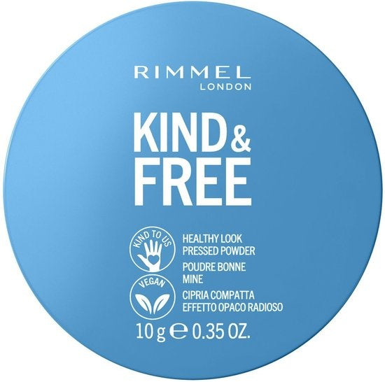 Rimmel London KIND &amp; FREE Vegan Pressed Powder Gesichtspuder 010 Fair