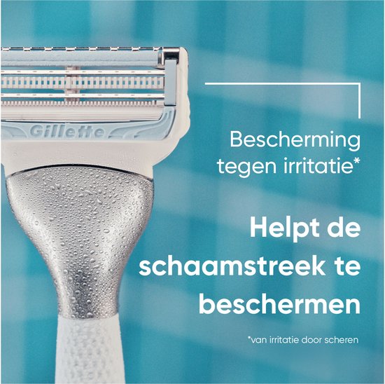 Gillette Venus Scheermesjes voor Huid En Schaamhaar - 4 stuks - Verpakking beschadigd