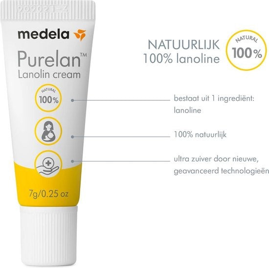 Medela - Purelan‚ Lanolin Ointment NEW - Tube 7gr - Packaging damaged